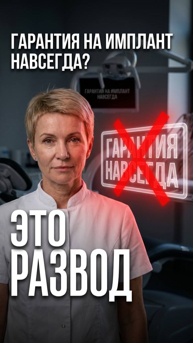 🦷 «Имплантат навсегда»? Развод.