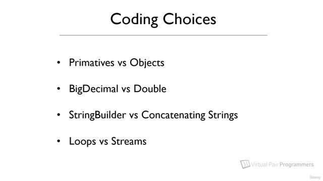 S22.E118 - Introduction To How We'll Compare Coding Options