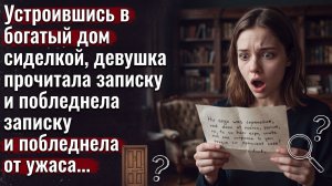 Истории из Жизни | Устроившись богатой сиделкой девушка и не предполагала что... |  Аудио рассказ