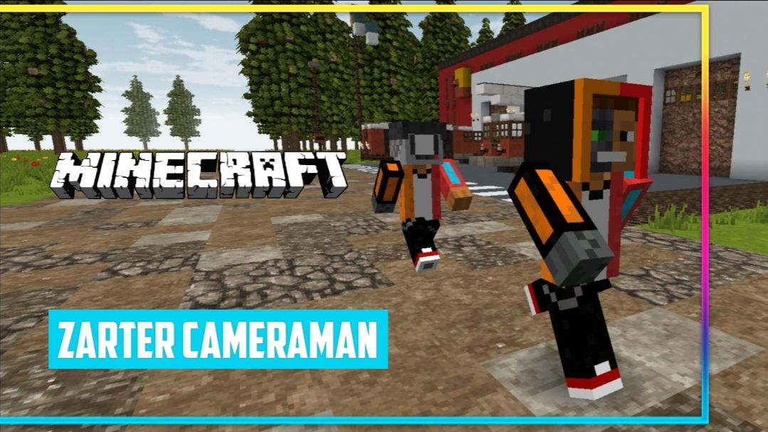 за мной охотиться ZARTER Cameraman. ZARTER PLAY. MINECRAFT.