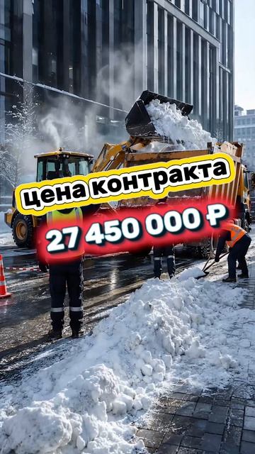 Заказ на  расчистку территории объектов Арланского управления от снега.