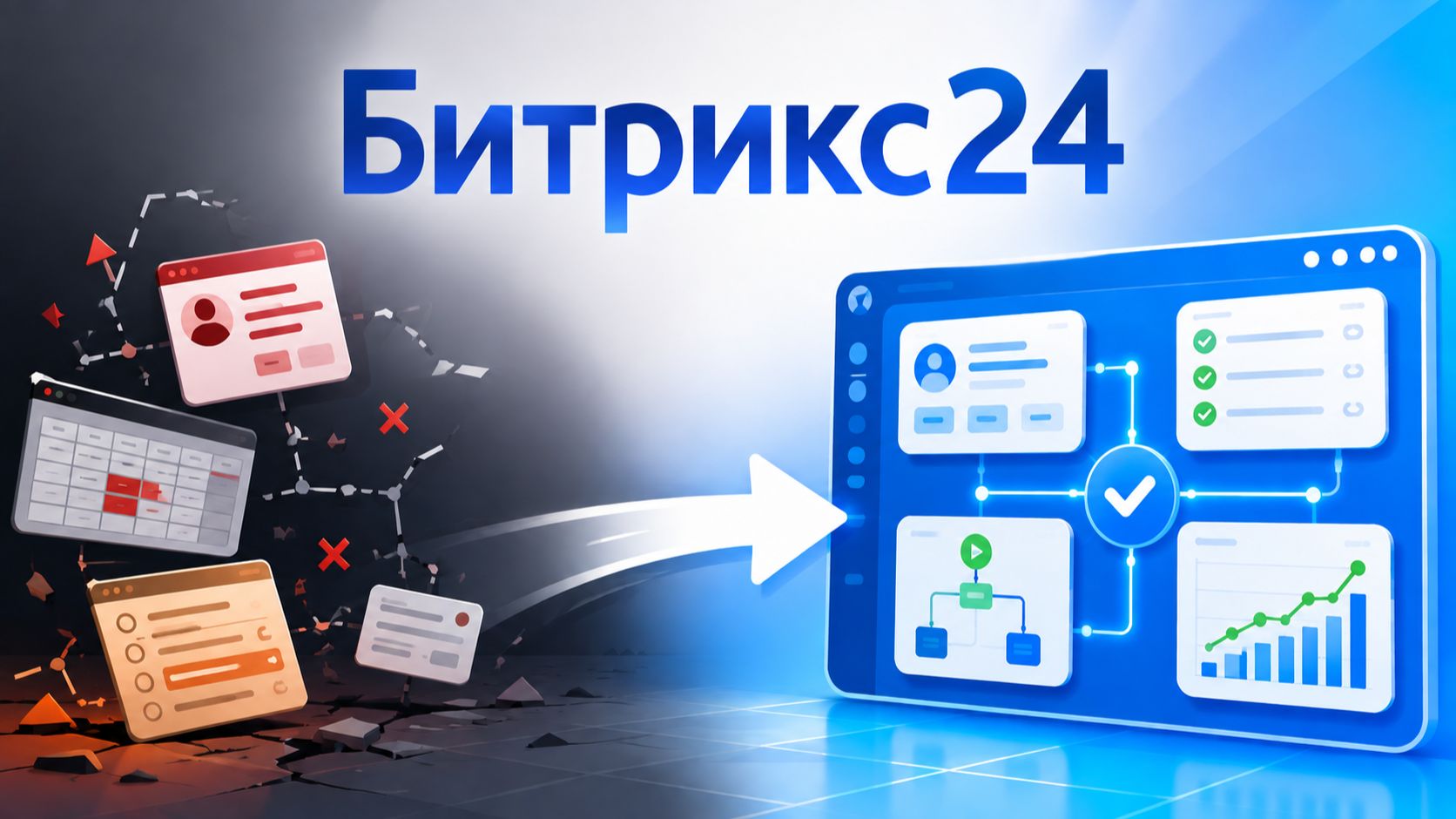 Битрикс24 для бизнеса: CRM, автоматизация и интеграция с 1С