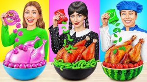 Кулинарный Челлендж_ Уэнсдей Против Бабушки _ Кто Победит в Битве на Кухне