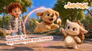 Люфик - Щенок и волшебная кисточка | Развивающий мультик | Сказка для детей