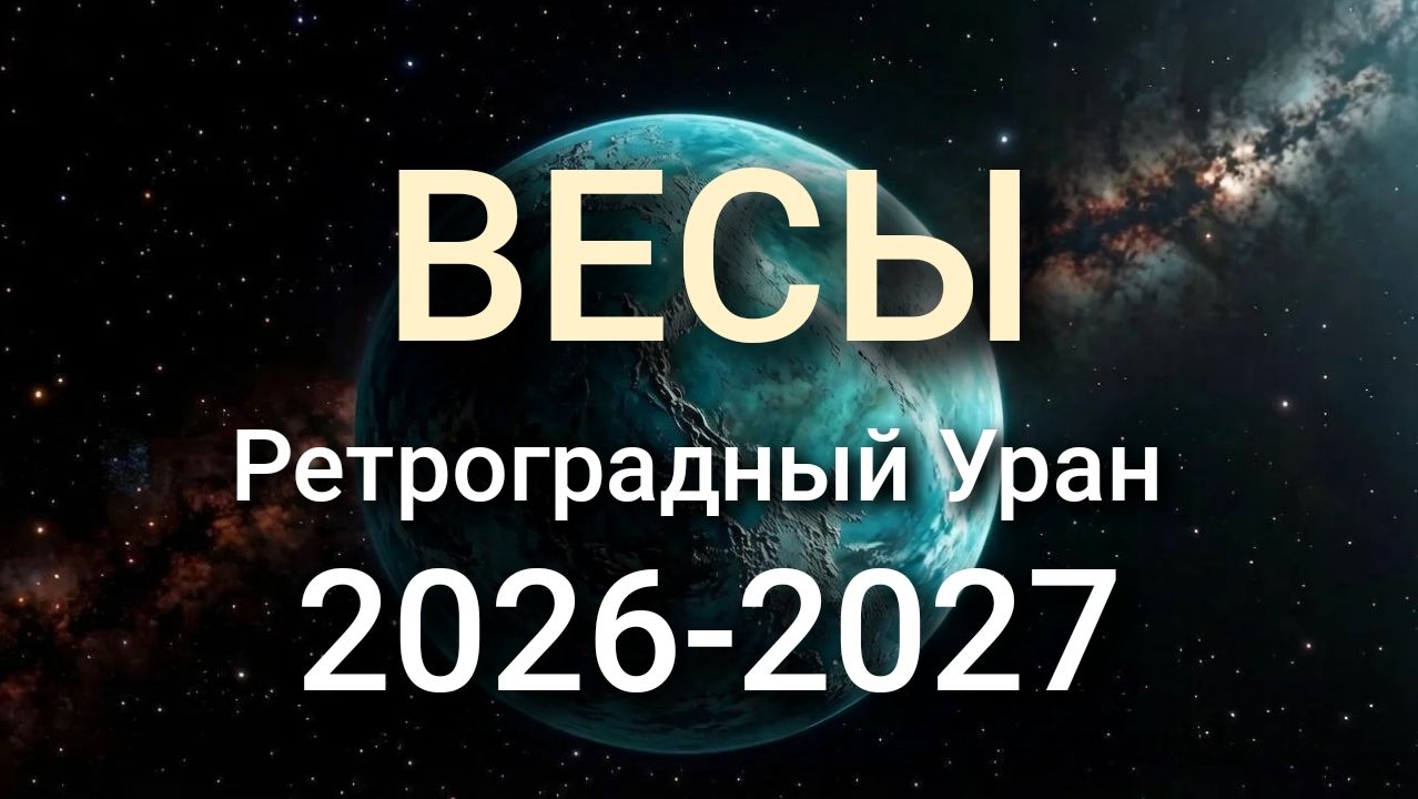 ВЕСЫ. Готовьтесь к переменам. Ретроградный Уран 2026-2027