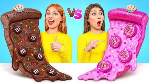 Жевательная Резинка vs Шоколадная Еда Челлендж _ Смешные Кухонные Войны