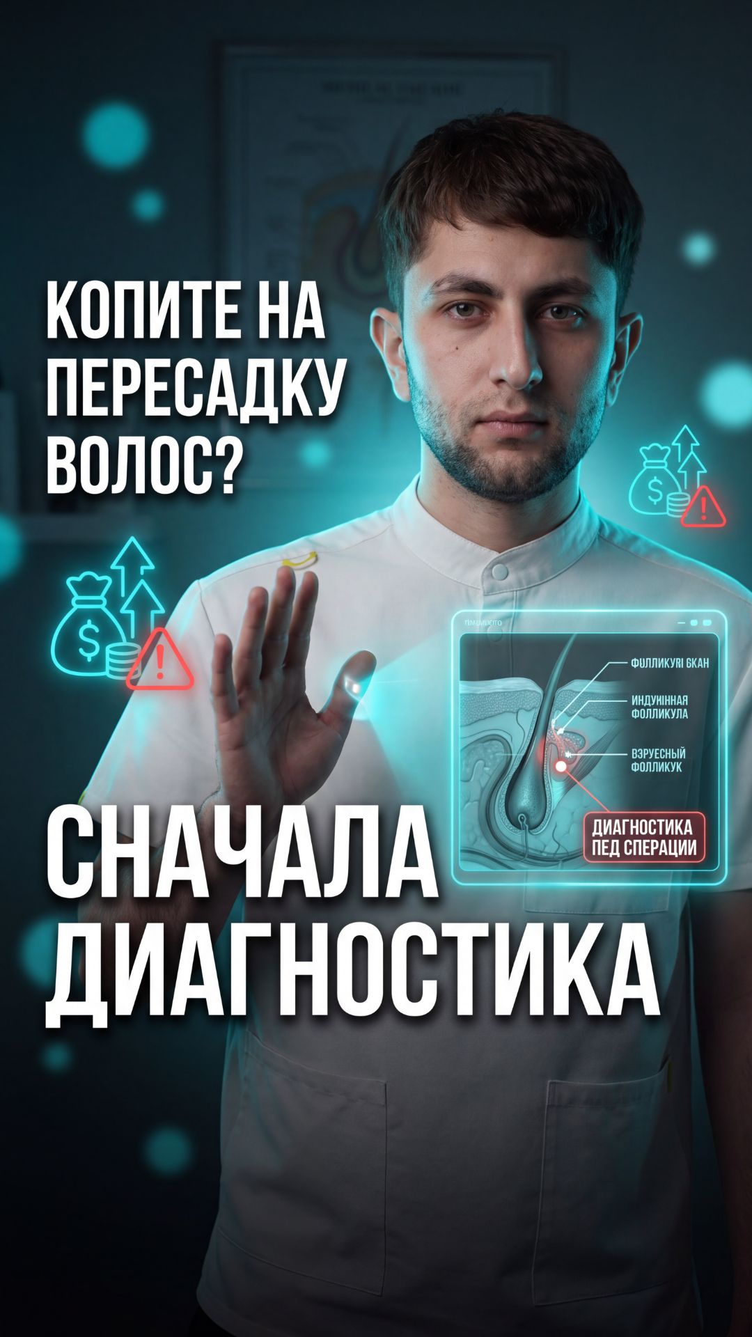 Копите на пересадку волос? 💸 Стоп — сначала это