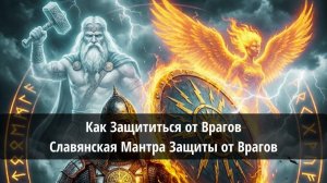 ⚡️Как Защититься от Врагов - Славянская Мантра Защиты от Врагов