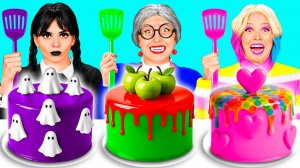 Кулинарный Челлендж# Уэнсдей Против Бабушки # Простые Кулинарные Рецепты от Fun Challenge