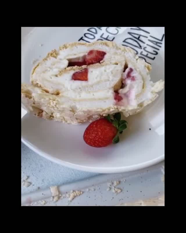 меренговый рулет - легко!