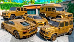Угнал кучу золотых чит тачек у мажора в GTA 5! Битва воров в ГТА 5 Онлайн!
