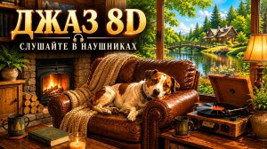 Джаз 8D 🎧 Солнечный Летний День у Реки | Спокойная Музыка для Отдыха и Настроения | Джек & Джаз
