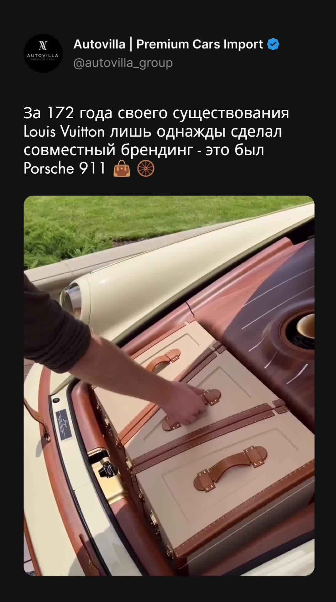 Louis Vuitton & Porsche 911
