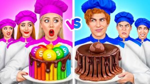 Кулинарный Челлендж_ Мальчики VS Девочки _ Смешные Кухонные Войны