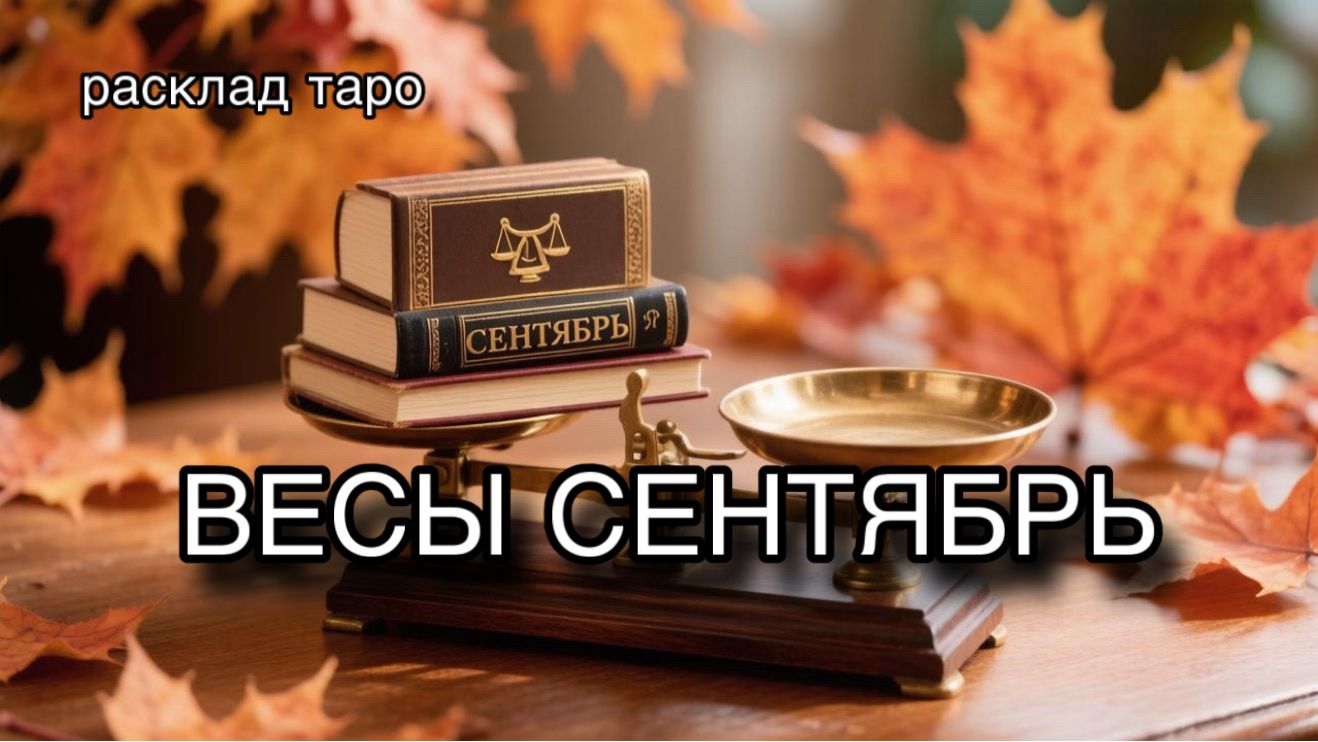 ВЕСЫ таро прогноз на СЕНТЯБРЬ 2026 [расклад таро] [гадание онлайн]