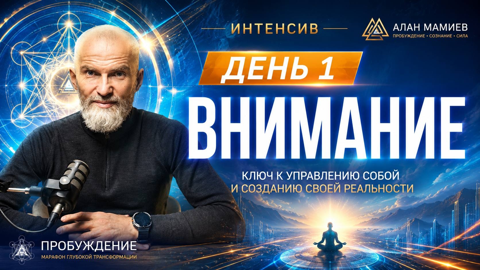 Сила Внимания. Интенсив, день первый.