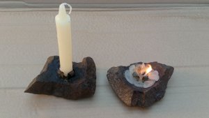 ПОДСВЕЧНИКИ ИЗ ОСКОЛКОВ НАПОЛЕОНОВСКИХ МРЕМЁН