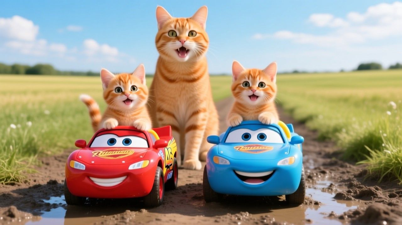 🐾 Мама-кошка подстригает шерсть на ферме и делает тигровую шапку для котят дома🐾🎩🐯