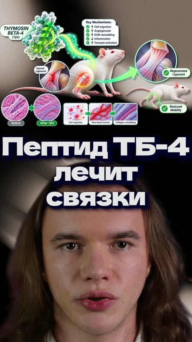 Пептид ТБ-4 лечит связки