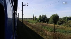 Из окна поезда 🏔 Дорога в Закарпатье