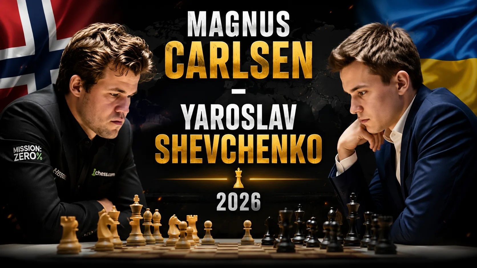 Magnus Carlsen - Yaroslav Shevchenko, 2026 / шахматы обучение
