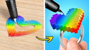 💍 ОСВОЙТЕ СВОЕ ТВОРЧЕСКОЕ МЫШЛЕНИЕ С ЭПОКСИДНОЙ СМОЛОЙ И 3D-РУЧКОЙ! 😍✨