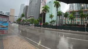 Гроза в центре Майами 🌧️