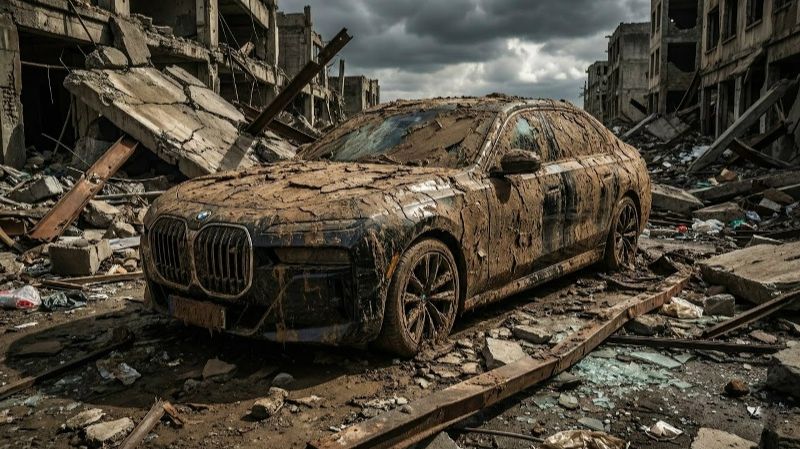 Химчистка АСМР BMW I7. Залипательная ручная работа
