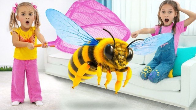 ГИГАНТСКИЕ НАСЕКОМЫЕ ЗАХВАТИЛИ НАШ ДОМ! 🐜 Нас преследует ПЧЕЛА-МОНСТР! 😱
