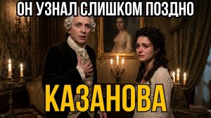 ДЖАКОМО КАЗАНОВА — Самая СТРАШНАЯ история его жизни!