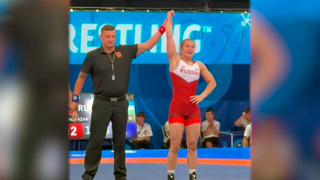 Российские спортсменки с триумфом выступили на юниорском чемпионате мира по борьбе в Словакии.