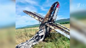 На Сахалине после жесткой посадки сгорел самолет Ан-3.