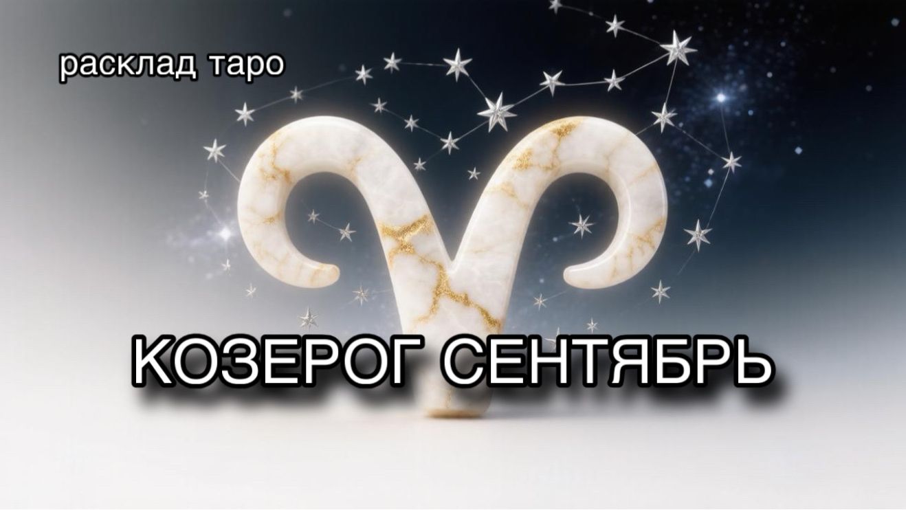 КОЗЕРОГ таро прогноз на СЕНТЯБРЬ 2026 [расклад таро] [гадание онлайн]