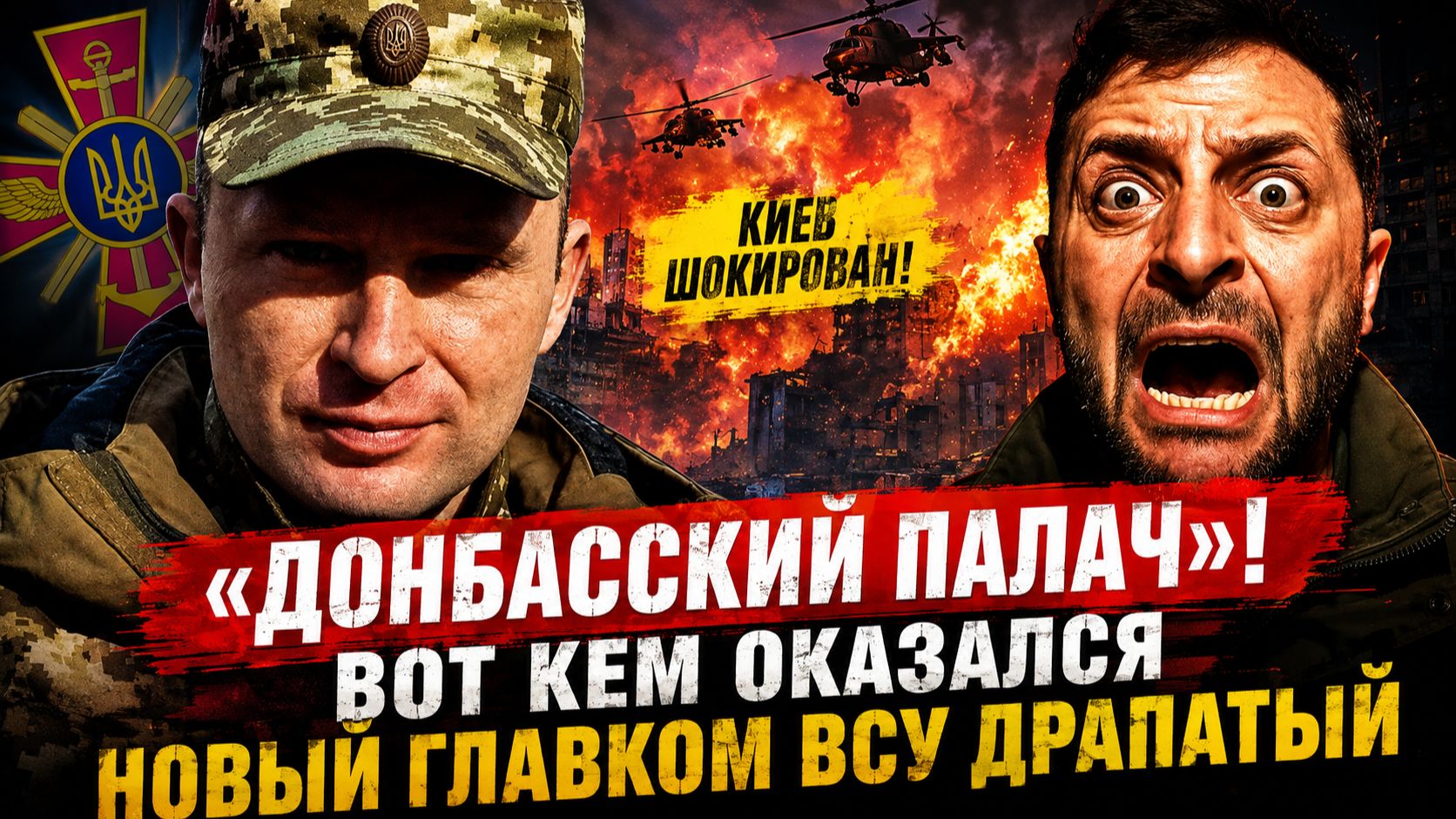 «Донбасский палач»! Вот кем оказался новый Главком ВСУ Драпатый-Киев Шокирован!