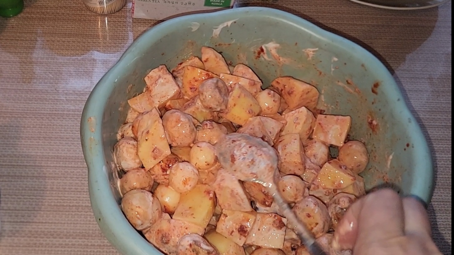 Готовлю картошку с грибами