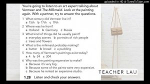 Английский для взрослых-Аудио- English File-Pre intermediate-1C-1.28 Listening- Vermeer's Milkmaid