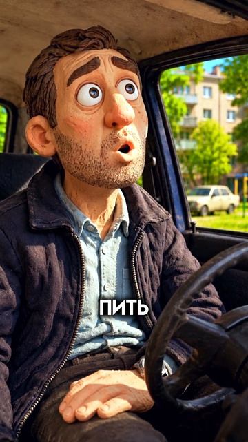 Когда Бог помог найти парковку слишком быстро 😂 #истории #анекдоты #юмор #анимация #shorts