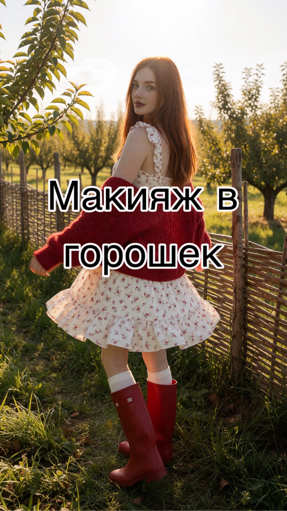 Макияж в горошек