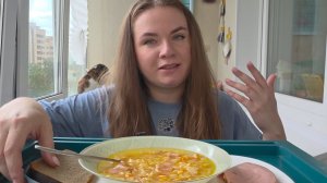 Всем приятного) Сегодня гороховый супчик и разговорчики) #мукбанг