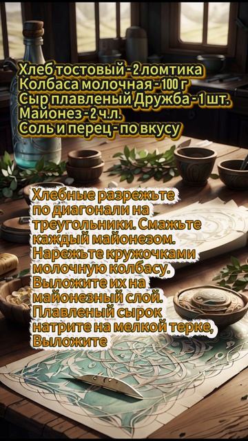 Горячие бутерброды с плавленым сыром