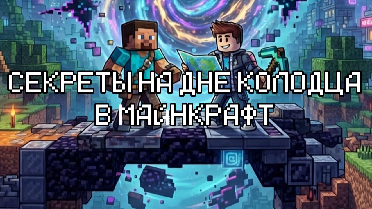 Секреты на дне колодца в майнкрафт