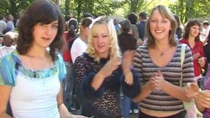 Народное гуляние в станице Шумилинской. 2006 год