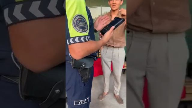 Фуқаро маст бўлгани учун ЙПХ ходимини хурсандчилиги 😅🤦♂