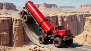 Машины против плохо ПРОЕКТИРОВАННЫХ ДОРОГ. Испытание — BeamNG.drive аварии и поломки 2026
