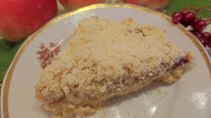 СуперКухня!  Пирог насыпной с яблоками и корицей. Один кусочек и на душе теплее!