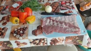 Шурпа в казане на костре очень вкусно