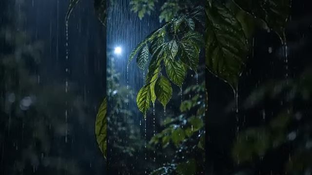 Мягкий дождь в лесу 🌧️🌿 | Спокойные звуки дождя для сна и расслабления