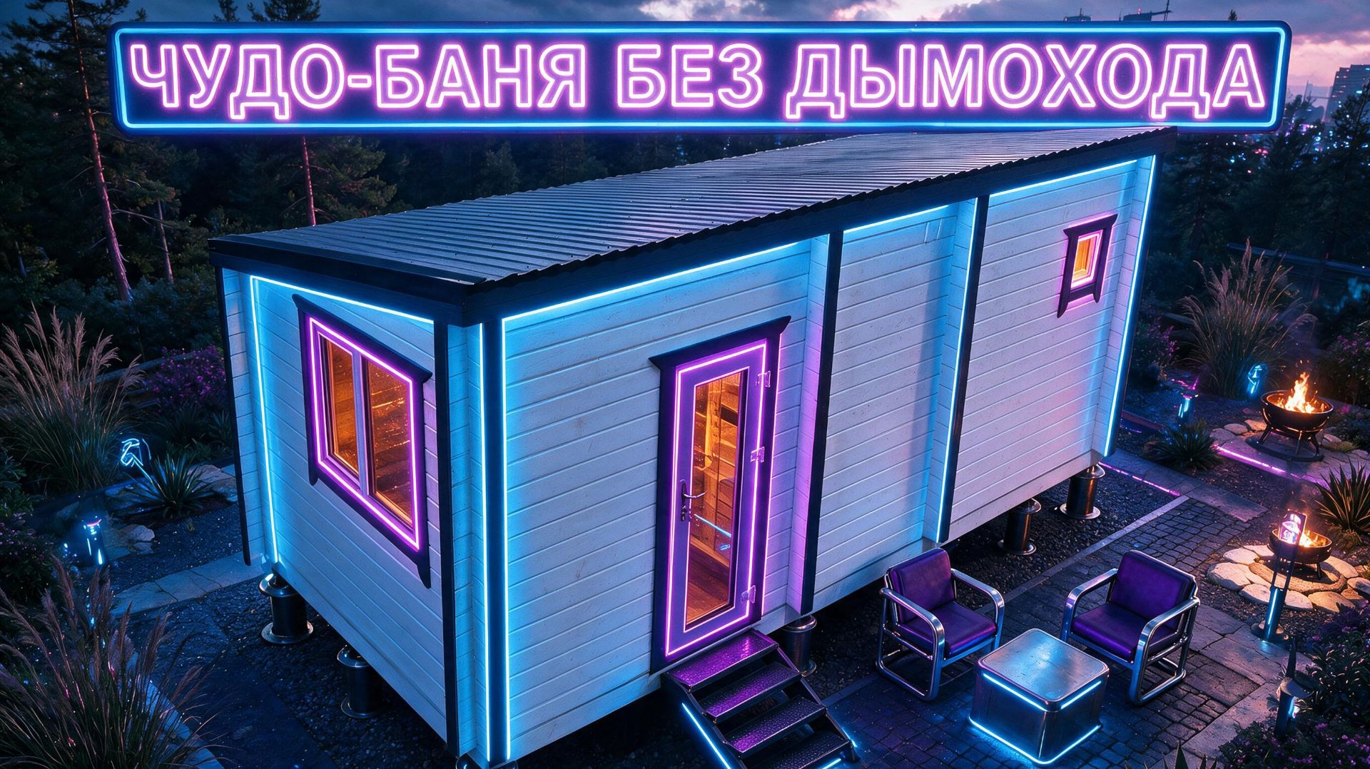 ЧУДО-БАНЯ БЕЗ ДЫМОХОДА