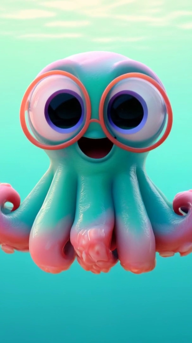 🐙 Осьминоги умнее, чем ты думаешь! Узнай 4 безумных факта о них  всего за 25 секунд.