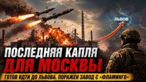 Последняя капля для Москвы. Готов идти до Львова. Поражен завод с «Фламинго»